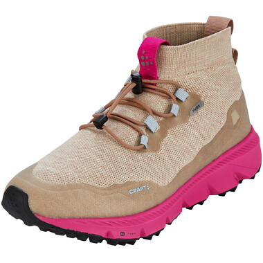 Chaussures de Trail CRAFT NORDIC FUSEKNIT HYDRO MID Femme Beige/Rose CRAFT Probikeshop 0